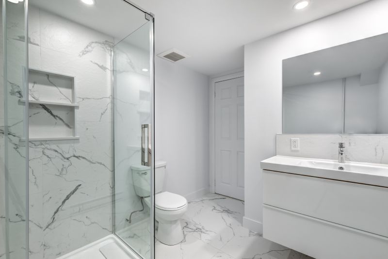 Glass Block Shower Walls